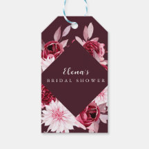 Autumn Romance Gold Frame Floral bridal shower