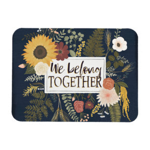Autumn Romance IV   We Belong Together Magnet