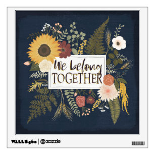 Autumn Romance IV   We Belong Together Wall Decal