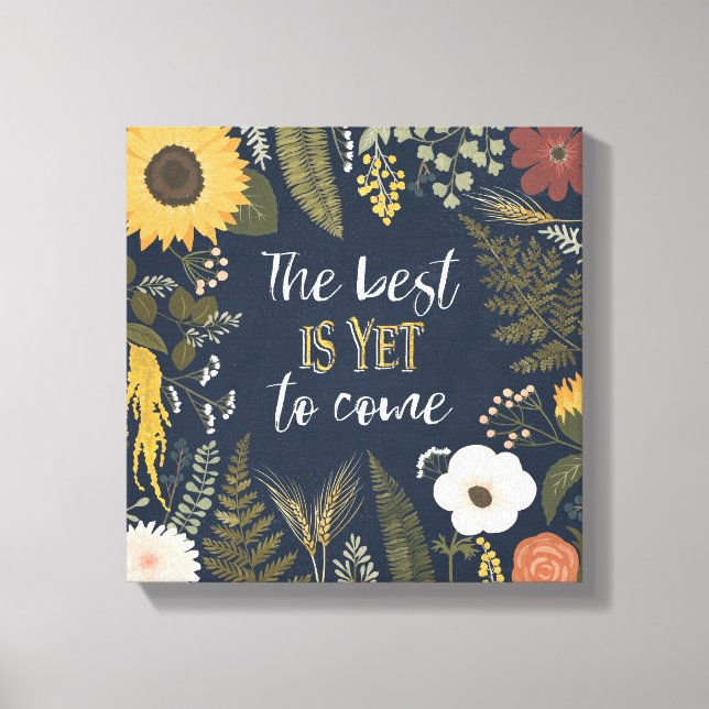 Autumn Romance VI | The Best is Yet To Come Canvas Print (Front)