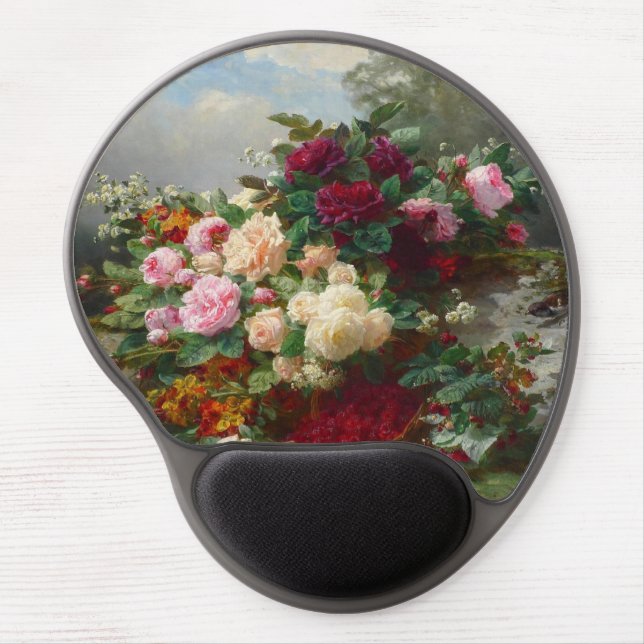 autumn rose gel mouse pad (Front)