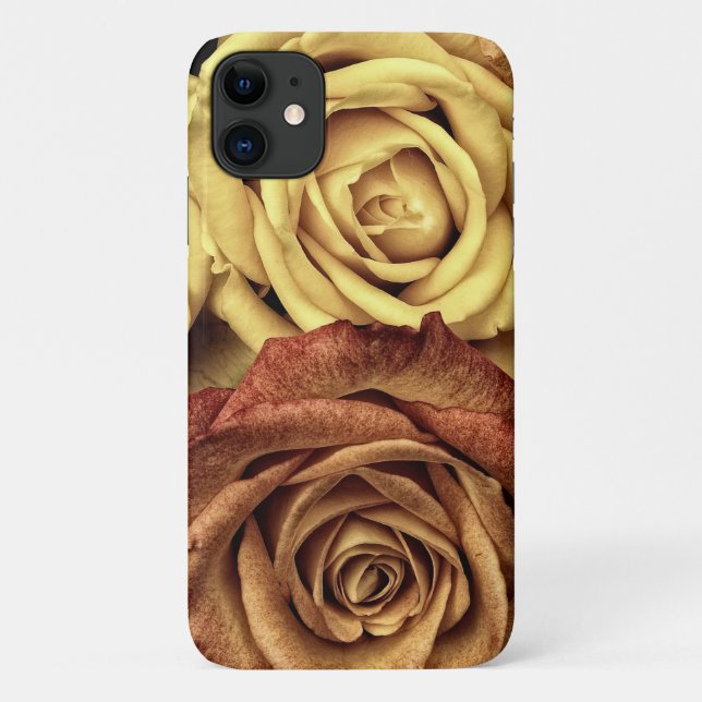 Autumn Roses Case-Mate iPhone Case (Back)