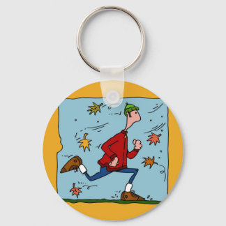 autumn runner (guy) keychain