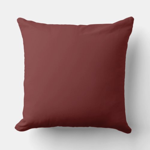 Autumn Russet Red Throw Pillow
