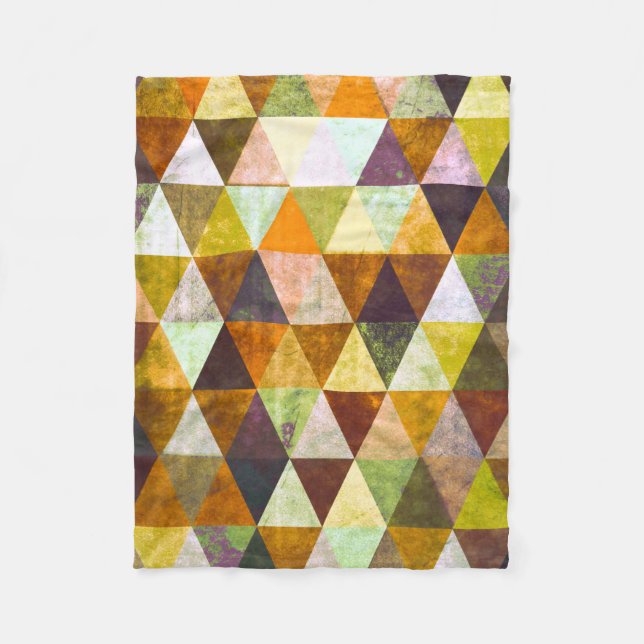 Autumn Rust Fleece Blanket (Front)