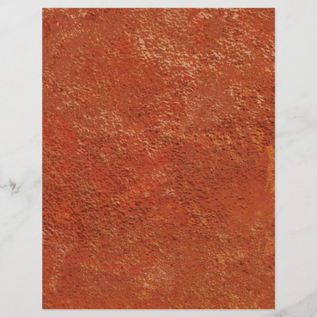 Autumn Rust Texture Scrapbooking (Front)