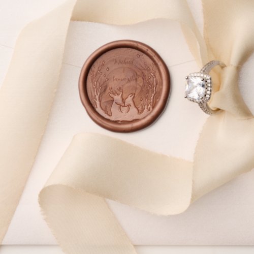 Autumn Rustic Deer Wedding Collection Wax Seal Stamp