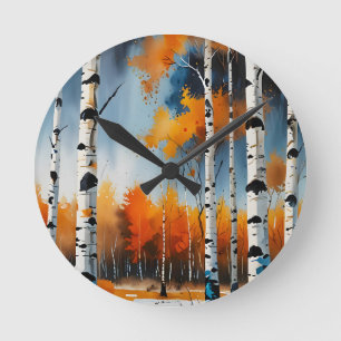 Autumn’s Finest Round Clock