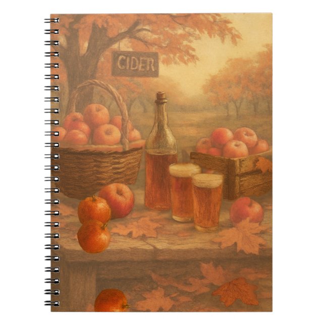 Autumn’s Pour Notebook (Front)