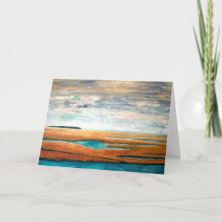 Autumn Saltmarsh Secular Card