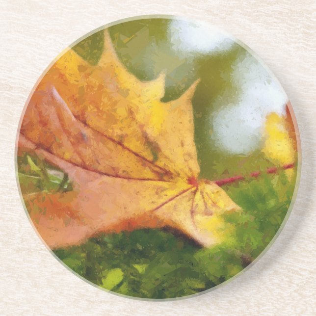 Autumn Sandstone Coaster (Front)
