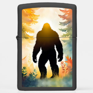 Autumn Sasquatch Colorful Landscape Zippo Lighter