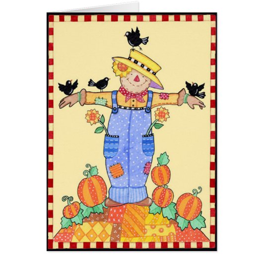 Autumn Scarecrow Cards (Front)