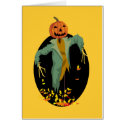 Autumn Scarecrow Greeting Card card