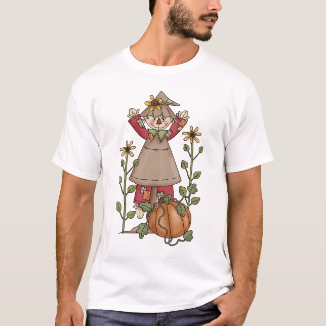 Autumn Scarecrows · Scarecrow 4 T-Shirt (Front)