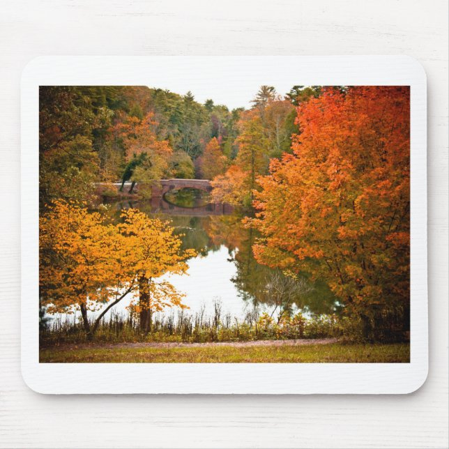 Autumn Scene Mouse Pad (Front)