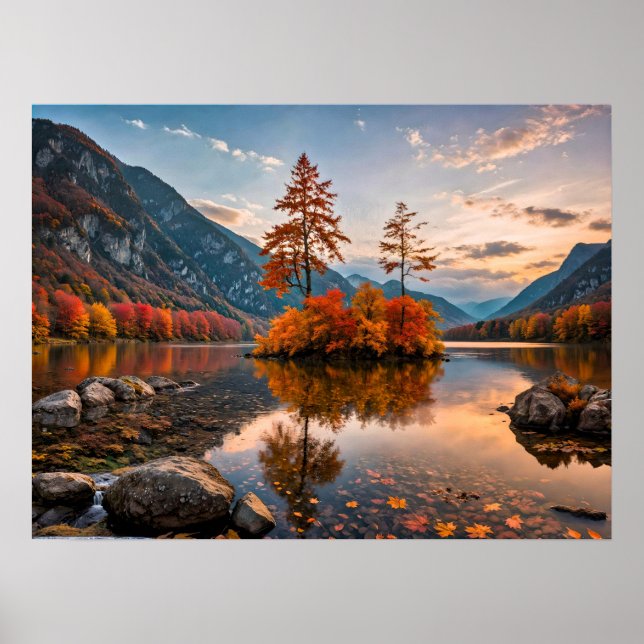Autumn Scene Poster (Front)
