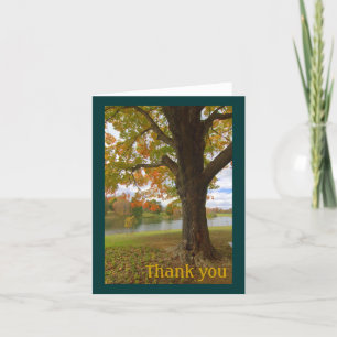 Autumn Scene Thank You Card