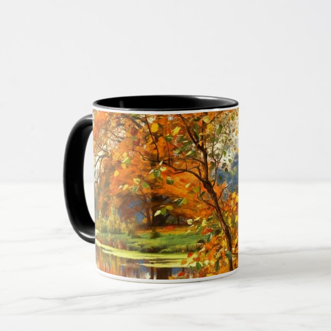 Autumn Scenery Painting Gift Mug (Front Left)