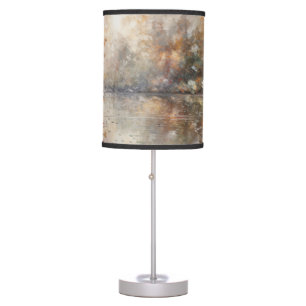 Autumn scenery table lamp