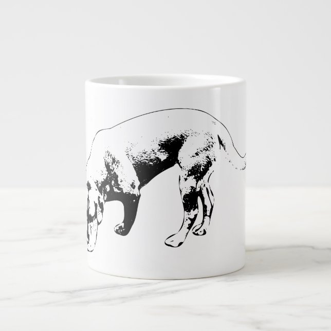 Autumn Scout in Ink Giant Coffee Mug (Front)