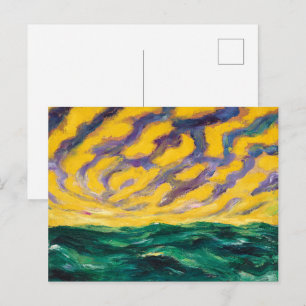 Autumn Sea Emil Nolde Postcard