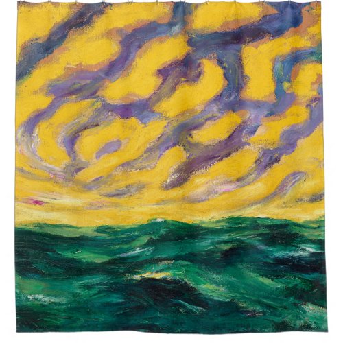 Autumn Sea  Emil Nolde  Shower Curtain