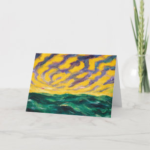 Autumn Sea Emil Nolde Thank You Card