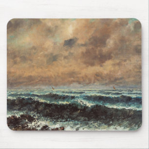 Autumn Sea – Gustave Courbet Mouse Pad