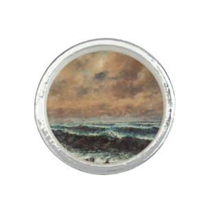 Autumn Sea – Gustave Courbet Ring