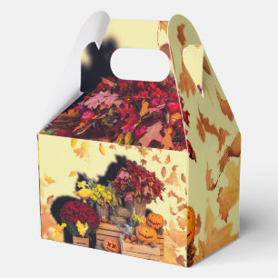 Autumn season celebration  favor boxes