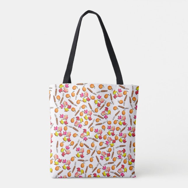 Autumn Season Delights Tote Bag (Back)