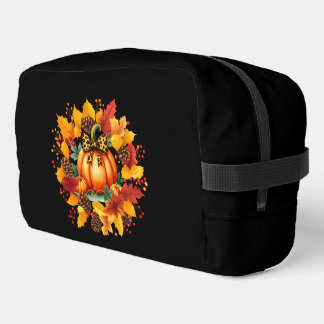autumn season fall seasons pumpkin day holiday dopp kit
