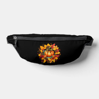 autumn season fall seasons pumpkin day holiday fanny pack