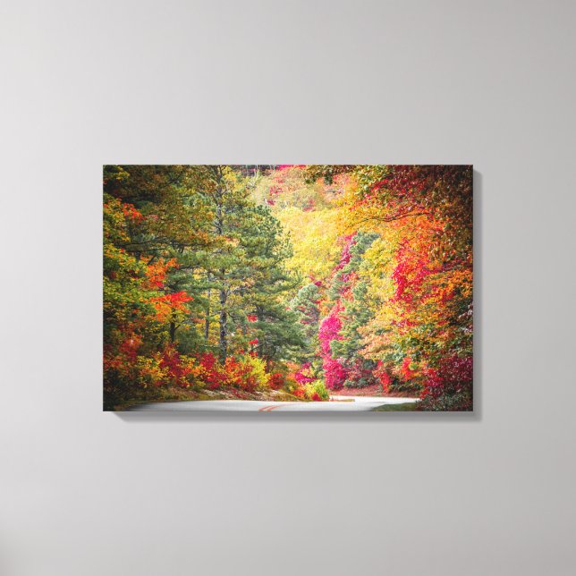 autumn season in the mountains canvas print (Front)