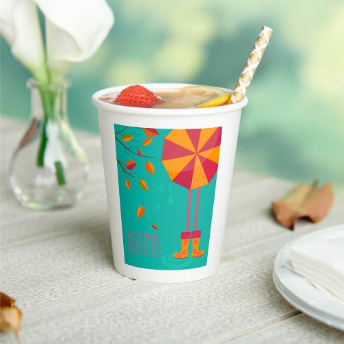 Autumn Season Paper Cups