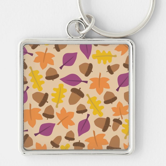 AUTUMN SEASON PATTERN KEYCHAIN (Front)