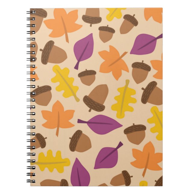 AUTUMN SEASON PATTERN NOTEBOOK (Front)