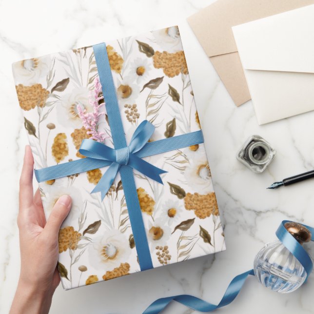 Autumn Season Pattern Wrapping Paper (Gifting)