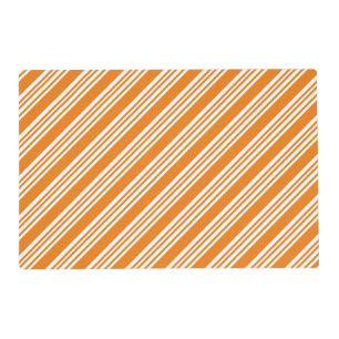 Autumn Season Stripe Pattern Placemat