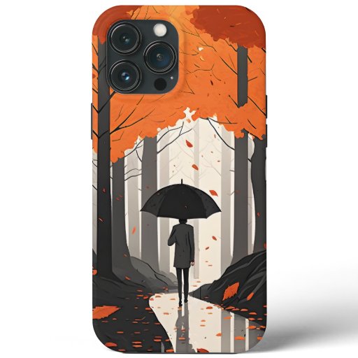 Autumn Season Stroll iPhone 13 Pro Max Case