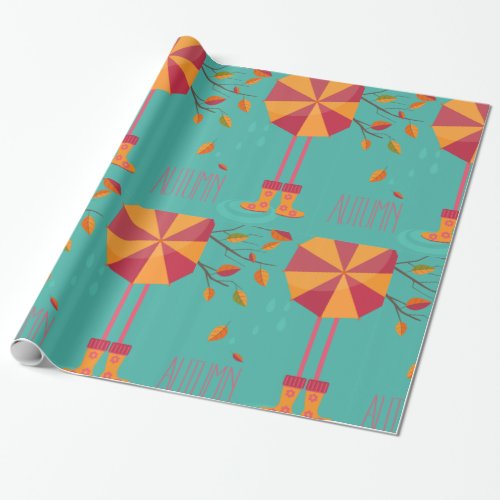 Autumn Season Wrapping Paper