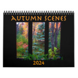 Autumn Seasonal 2024 Nature Art Photography  Calendar at Zazzle