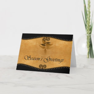 Autumn Season's Greetings Holiday Card