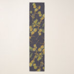Autumn Seeds Scarf<br><div class="desc">Graphically drawn seeds are rendered in sophisticated, quietly elegant, colors.</div>