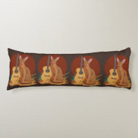Autumn Serenade Cat Body Pillow