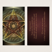 Autumn Shades Pentacle (Front & Back)