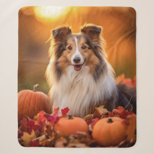 Autumn Sheltie – Gentle & Devoted Sherpa Blanket