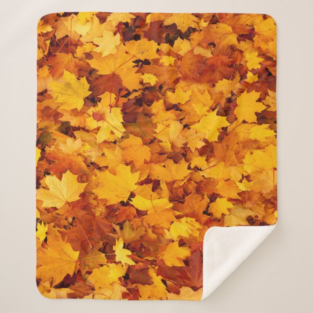 Autumn Sherpa Blanket (Front)