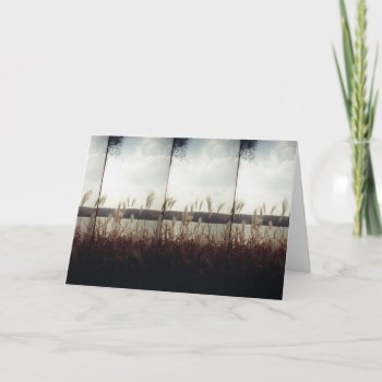 Autumn Shoreline Card by hasarts88 at Zazzle